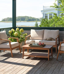 Eucalyptus 4-Piece Patio Set | L.L.Bean sale