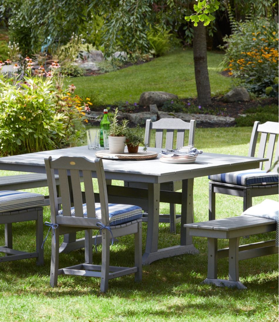 Casco Bay Cushion for All-Weather Armless/Folding Chair, Stripe | L.L.Bean online