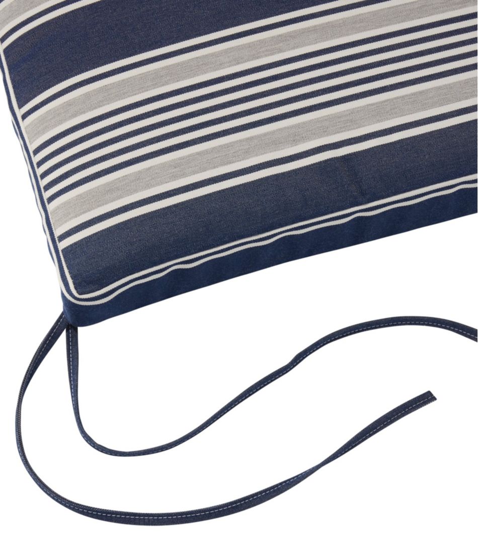 Casco Bay Cushion for All-Weather Armless/Folding Chair, Stripe | L.L.Bean online