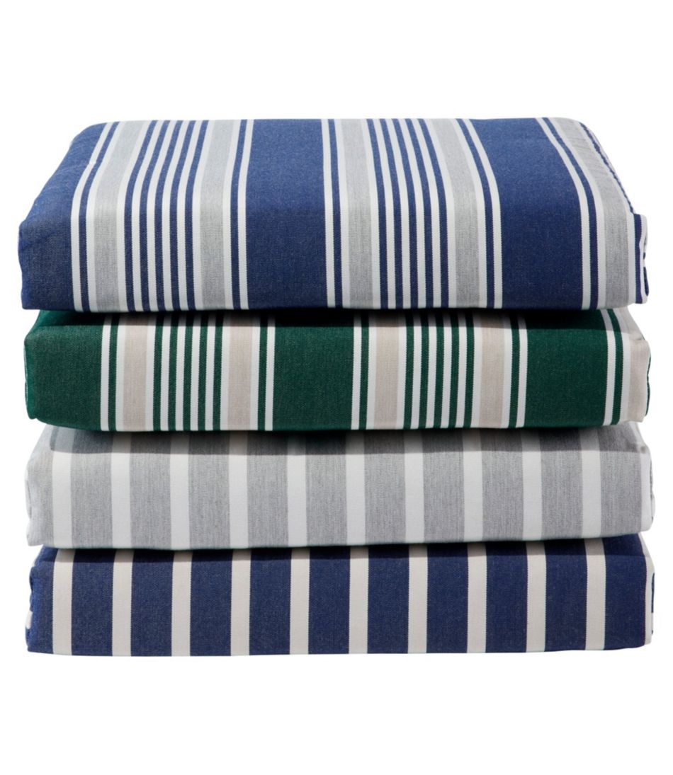 Casco Bay Cushion for All-Weather Armless/Folding Chair, Stripe | L.L.Bean online