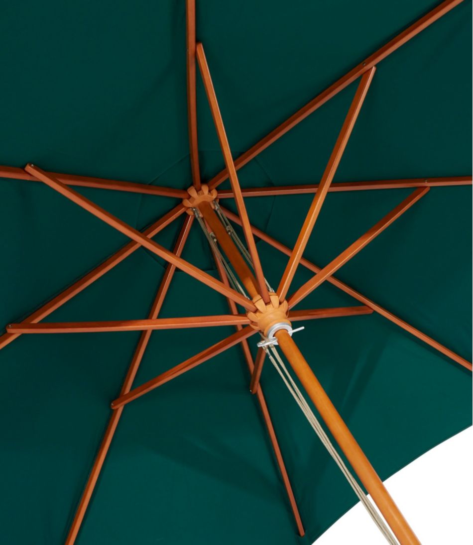 Sunbrella Market Umbrella, Wood | L.L.Bean for sale