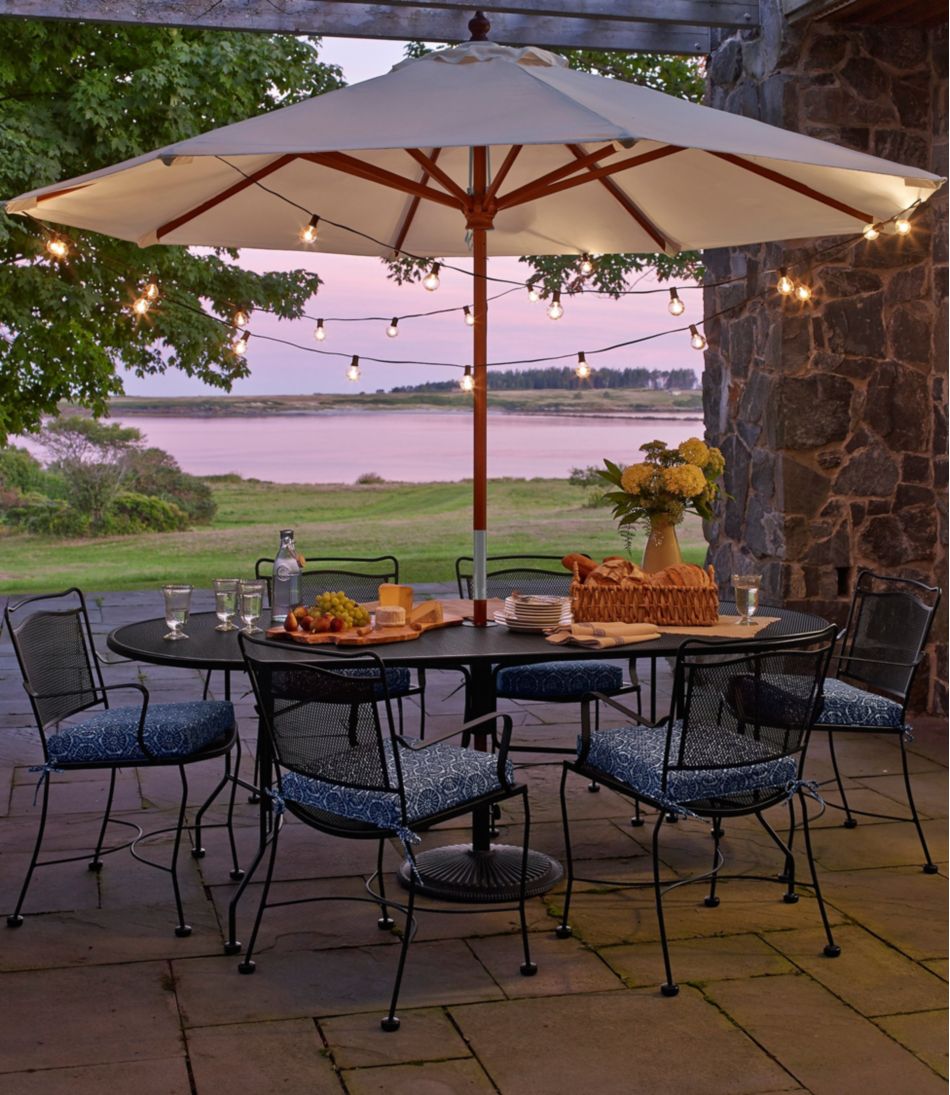 Sunbrella Market Umbrella, Wood | L.L.Bean for sale