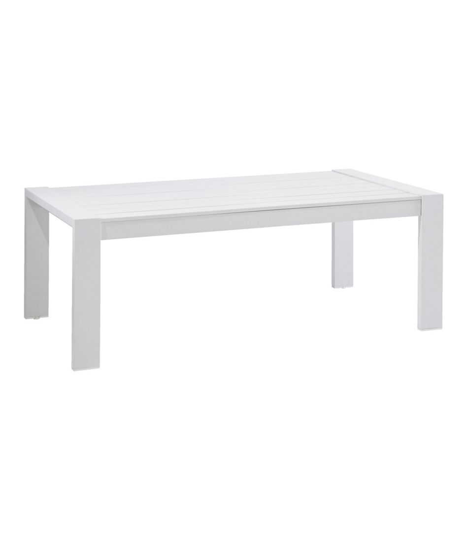 White Aluminum Deep Seating Coffee Table | L.L.Bean discount