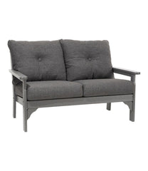 All-Weather Patio Loveseat with Textured Cushion, Slate Gray | L.L.Bean sale