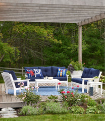 All-Weather Patio Sofa with Textured Cushions | L.L.Bean on sale