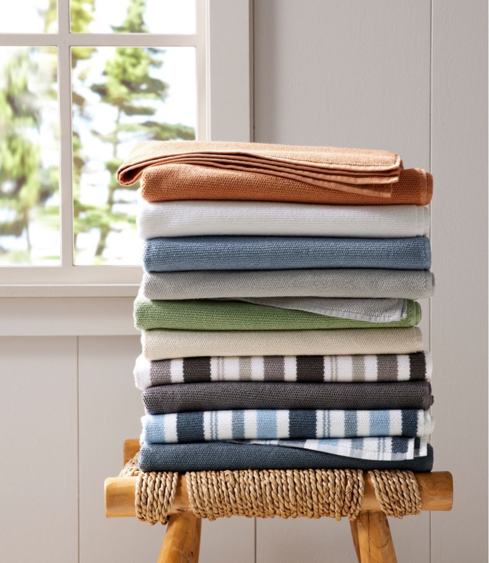Organic Textured Cotton Towel Set | L.L.Bean on sale