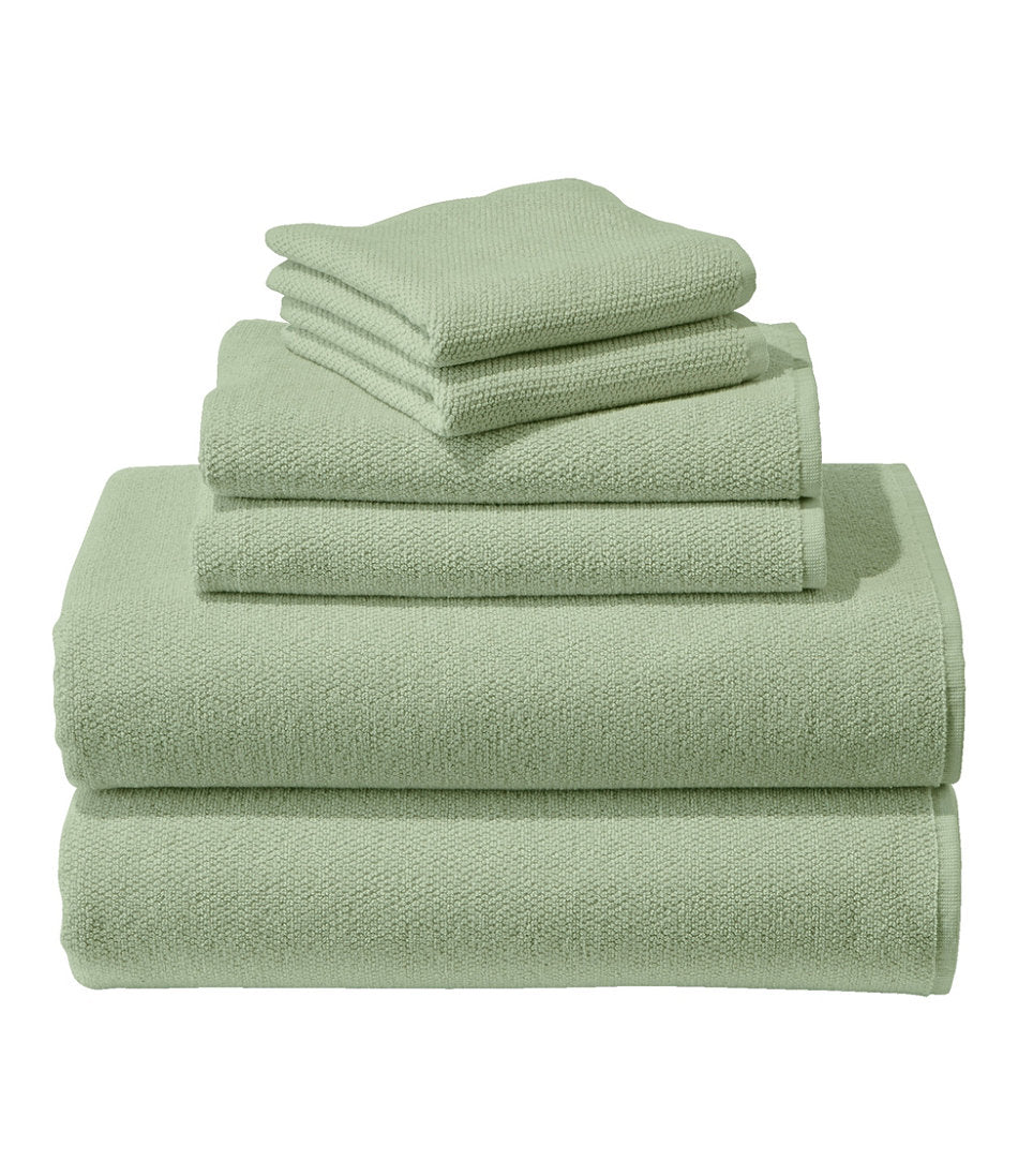 Organic Textured Cotton Towel Set | L.L.Bean on sale