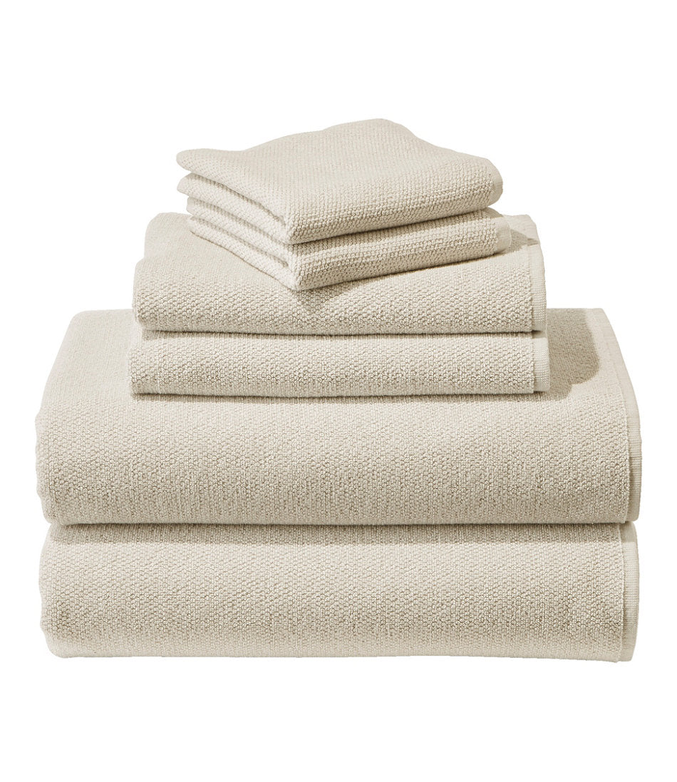 Organic Textured Cotton Towel Set | L.L.Bean on sale