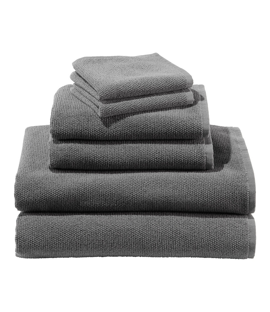 Organic Textured Cotton Towel Set | L.L.Bean on sale