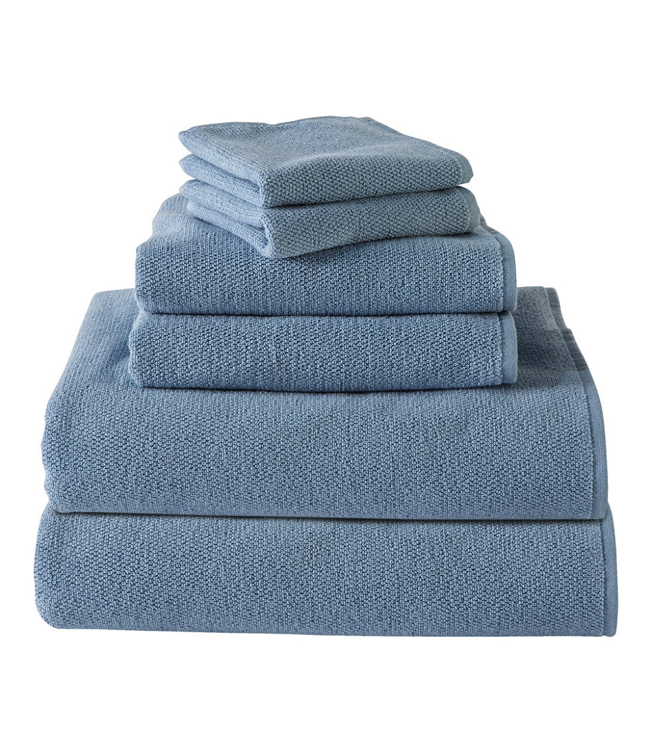 Organic Textured Cotton Towel Set | L.L.Bean on sale