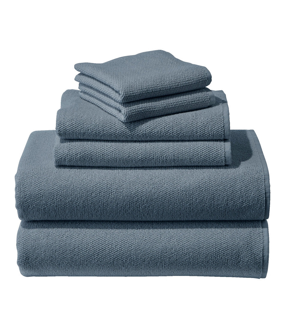 Organic Textured Cotton Towel Set | L.L.Bean on sale