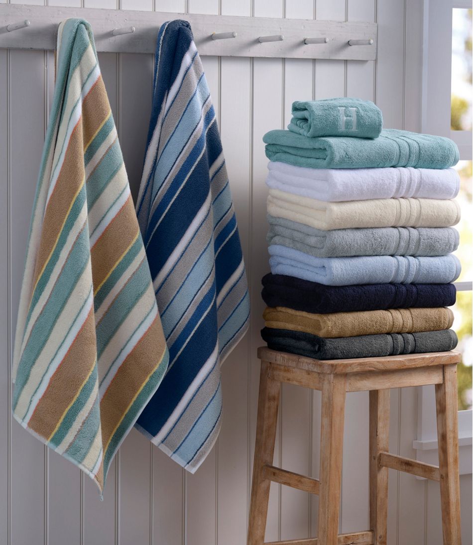 Bean's Organic Cotton Towel, Stripe | L.L.Bean sale