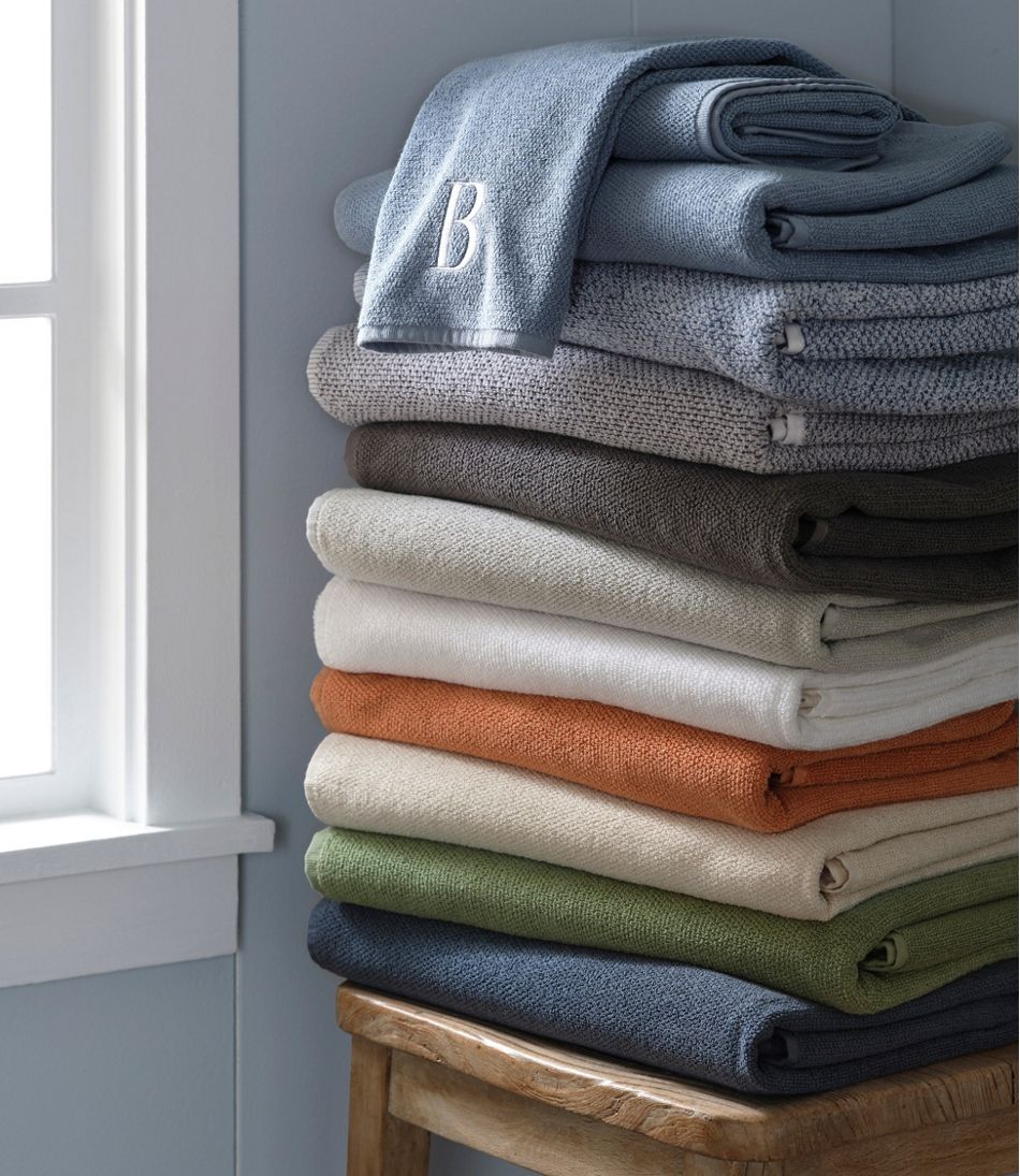 Organic Textured Cotton Towel, Marled | L.L.Bean near me