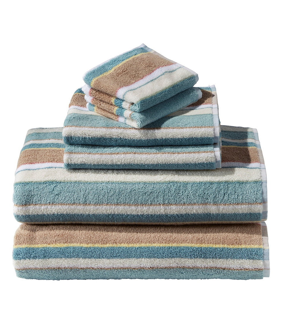 Bean's Organic Cotton Towel Set, Stripe | L.L.Bean online