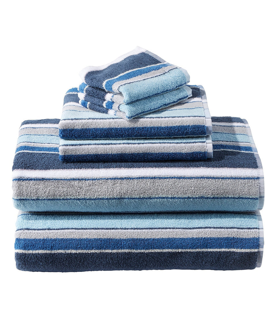 Bean's Organic Cotton Towel Set, Stripe | L.L.Bean online