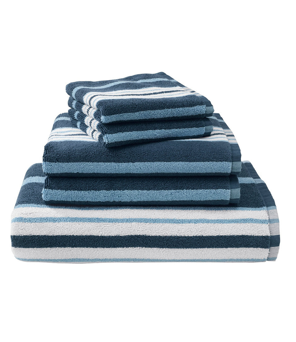 Premium Cotton Towel Set, Stripe | L.L.Bean sale
