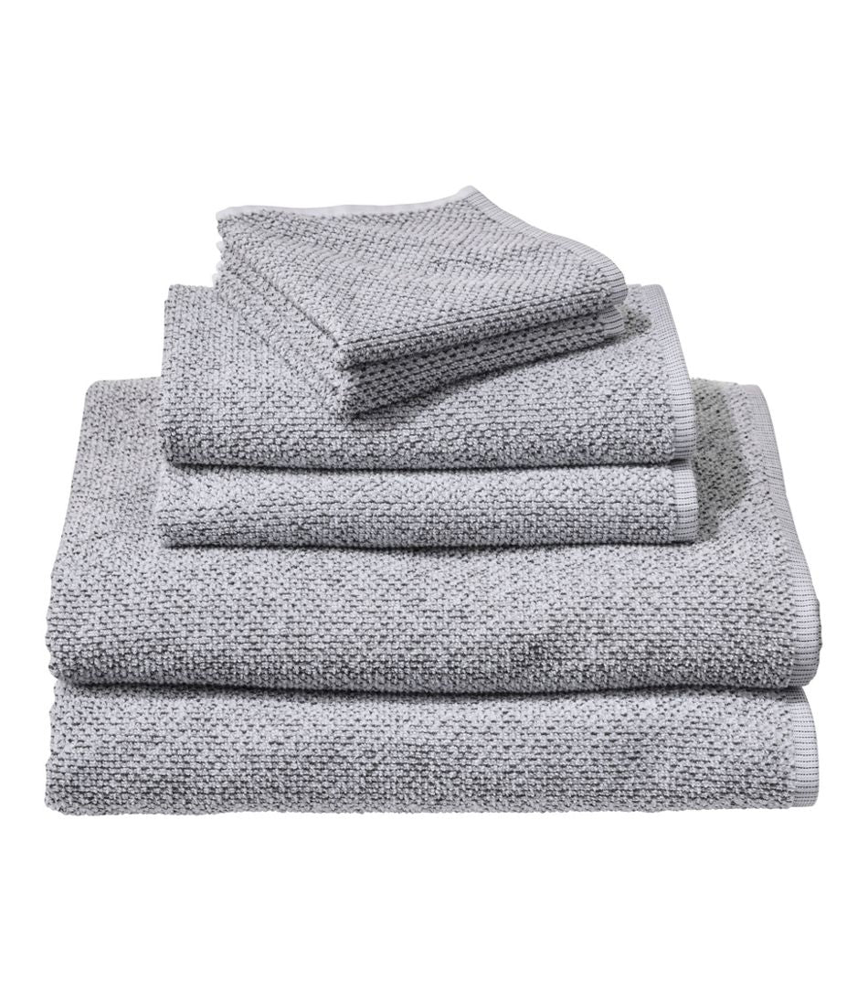 Organic Textured Cotton Towel Set, Marled | L.L.Bean on sale