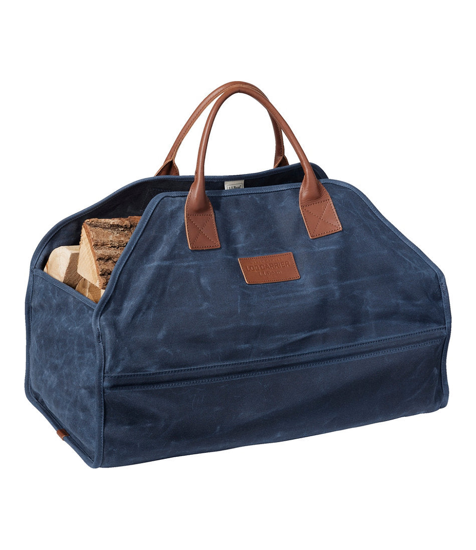 Waxed-Canvas Log Carrier | L.L.Bean for sale