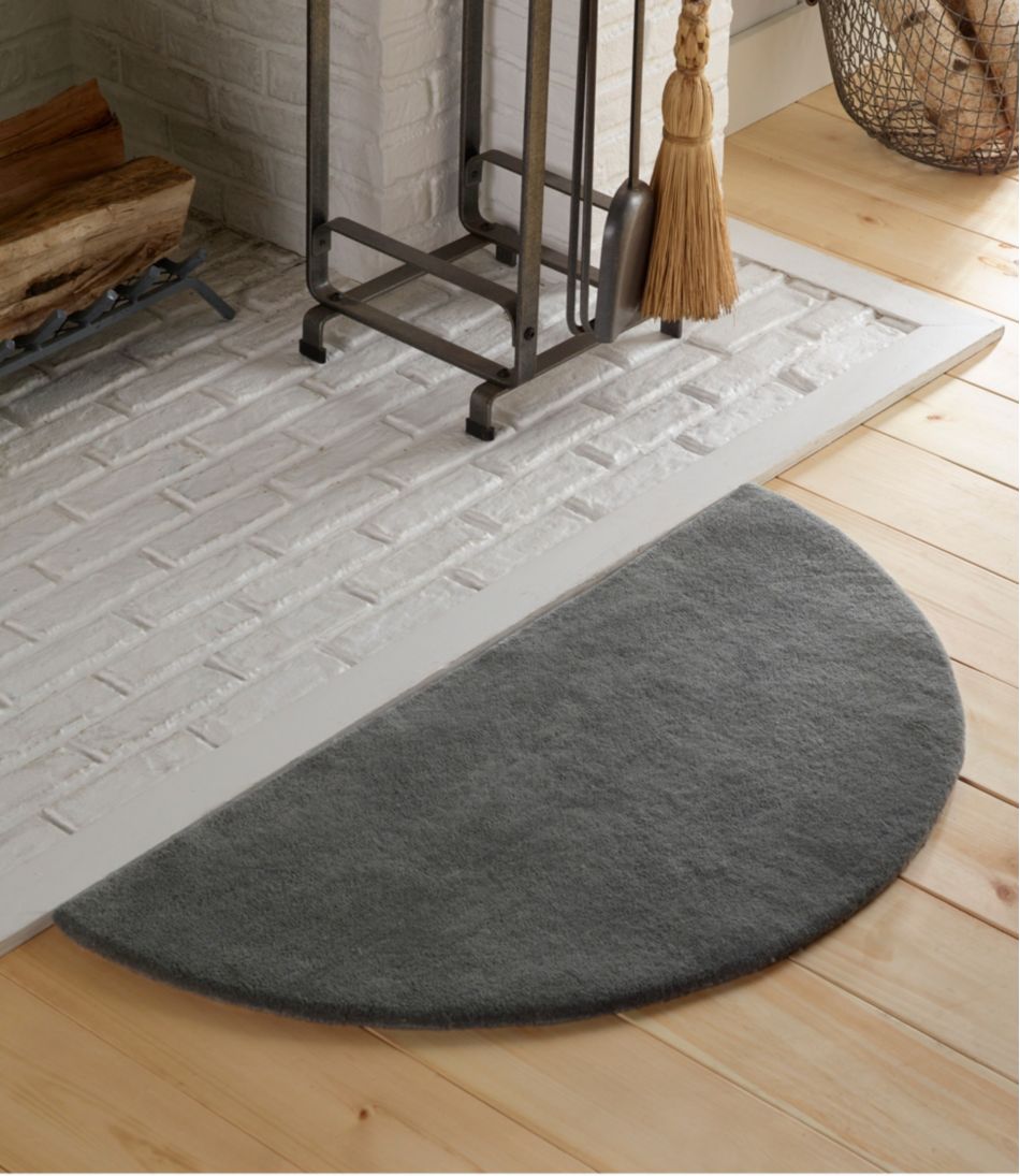 Wool Hearth Rug, Crescent | L.L.Bean online