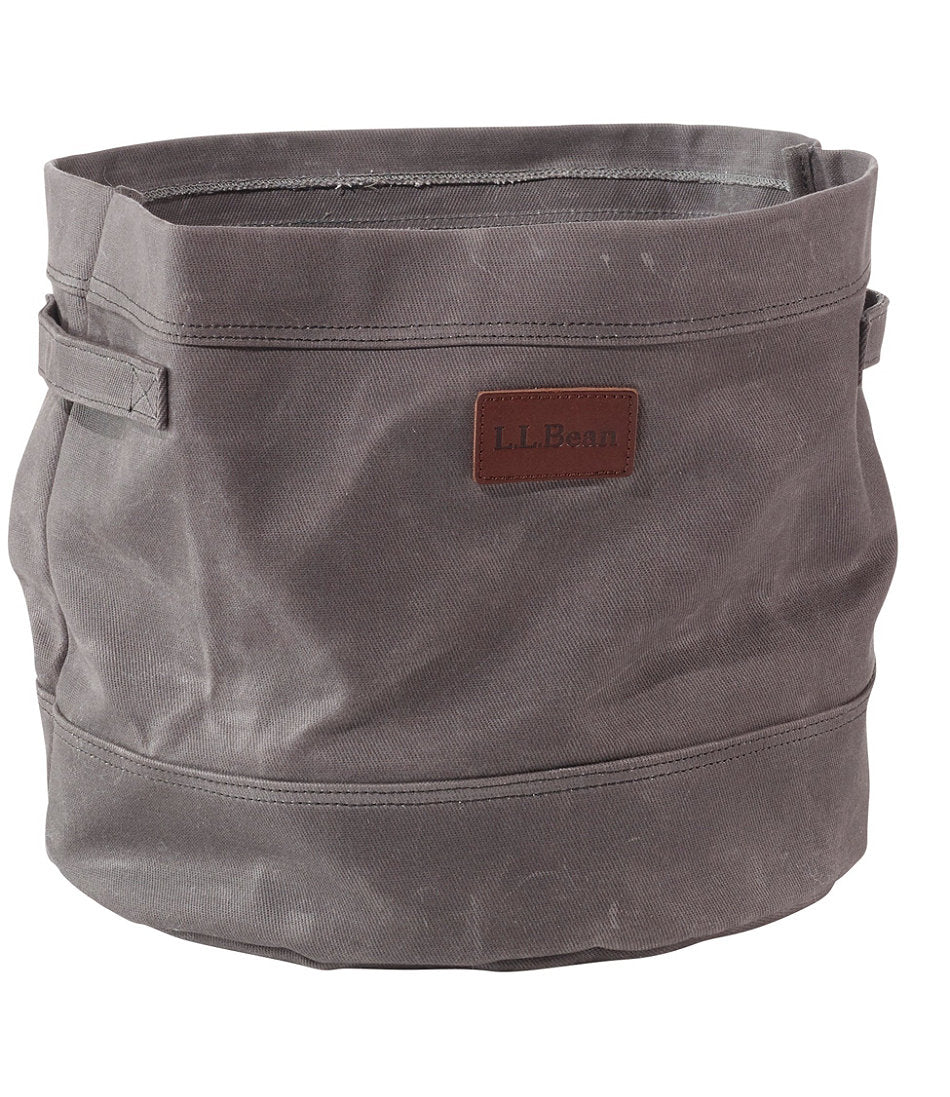 Waxed-Canvas Storage Tote | L.L.Bean for sale