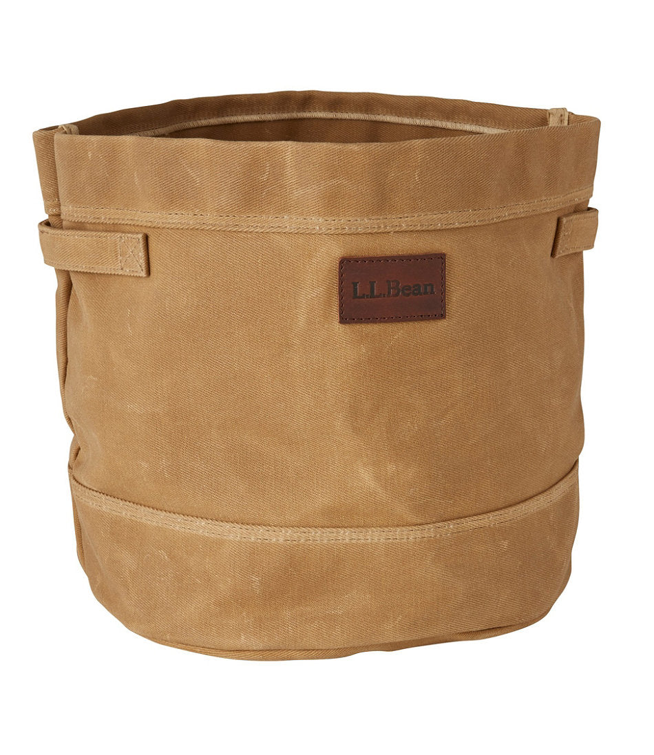 Waxed-Canvas Storage Tote | L.L.Bean for sale