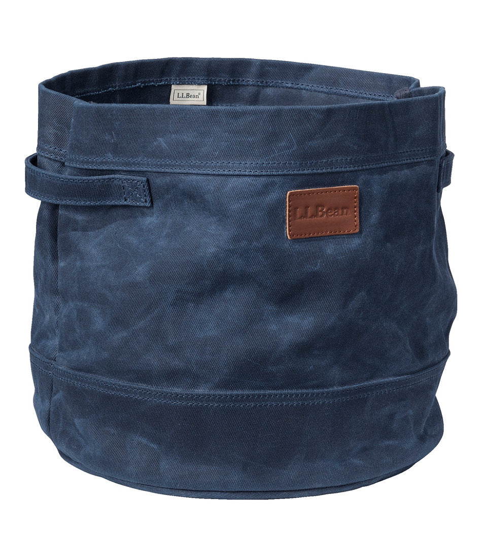 Waxed-Canvas Storage Tote | L.L.Bean for sale
