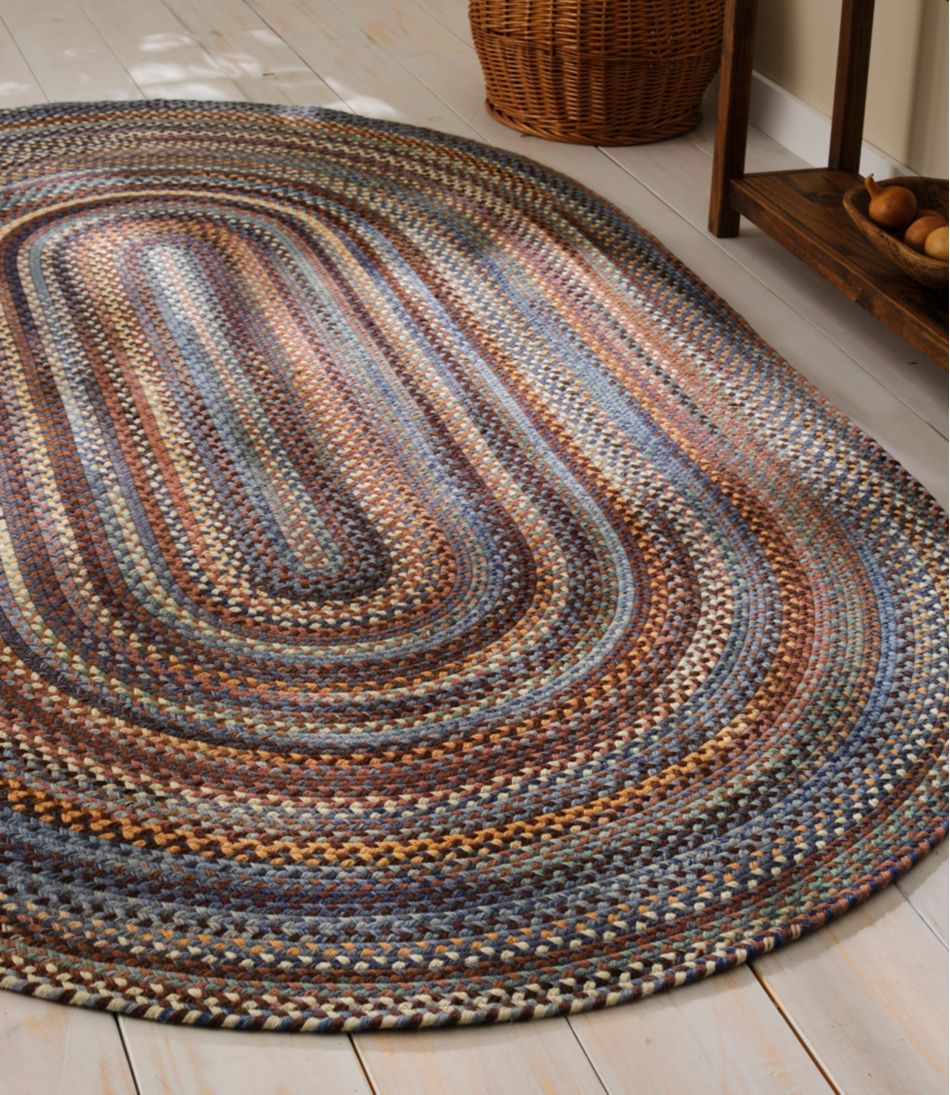 L.L.Bean Braided Wool Rug, Oval | L.L.Bean on sale