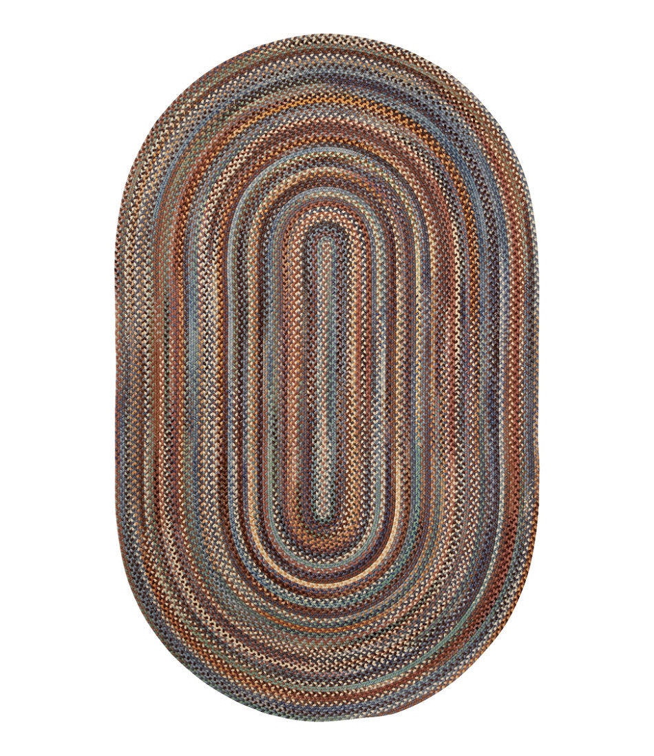 L.L.Bean Braided Wool Rug, Oval | L.L.Bean on sale