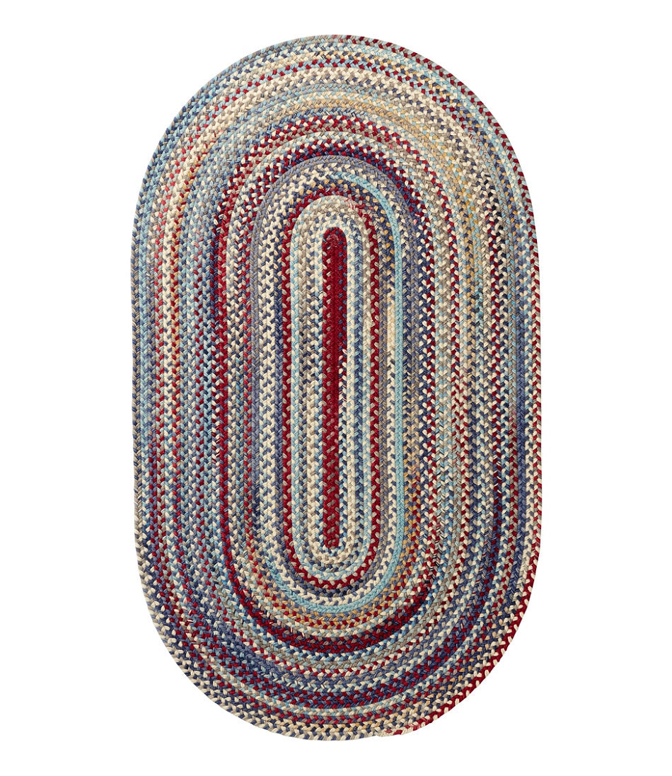 L.L.Bean Braided Wool Rug, Oval | L.L.Bean on sale