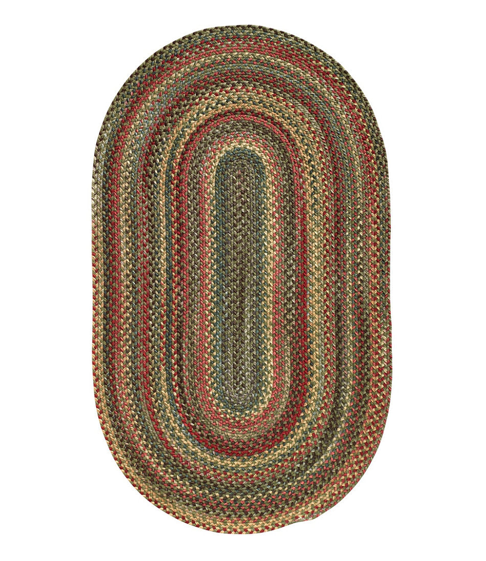 L.L.Bean Braided Wool Rug, Oval | L.L.Bean on sale