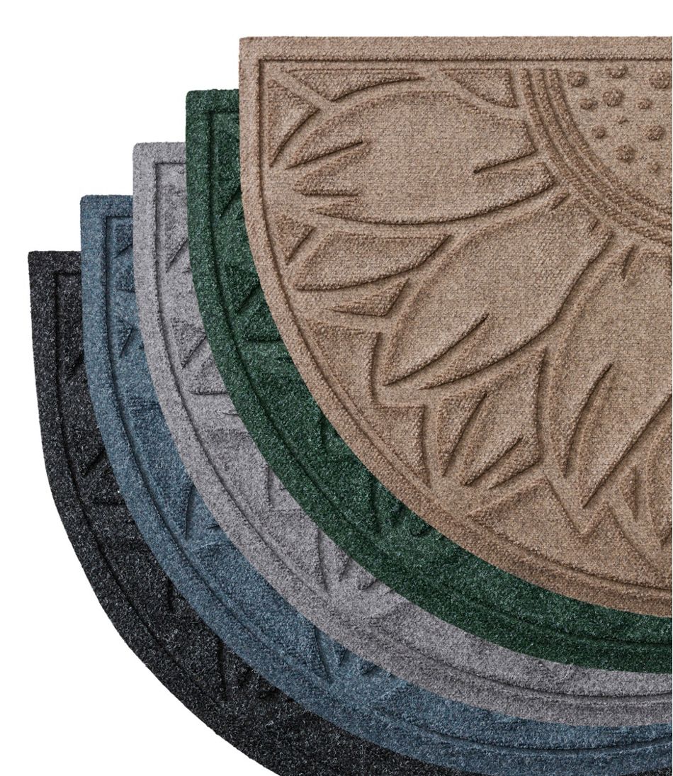 Everyspace Recycled Waterhog Doormat, Half Round, Sunflower | L.L.Bean sale