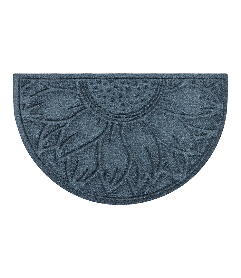 Everyspace Recycled Waterhog Doormat, Half Round, Sunflower | L.L.Bean sale