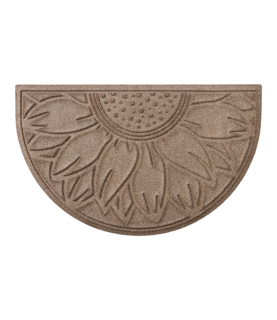 Everyspace Recycled Waterhog Doormat, Half Round, Sunflower | L.L.Bean sale