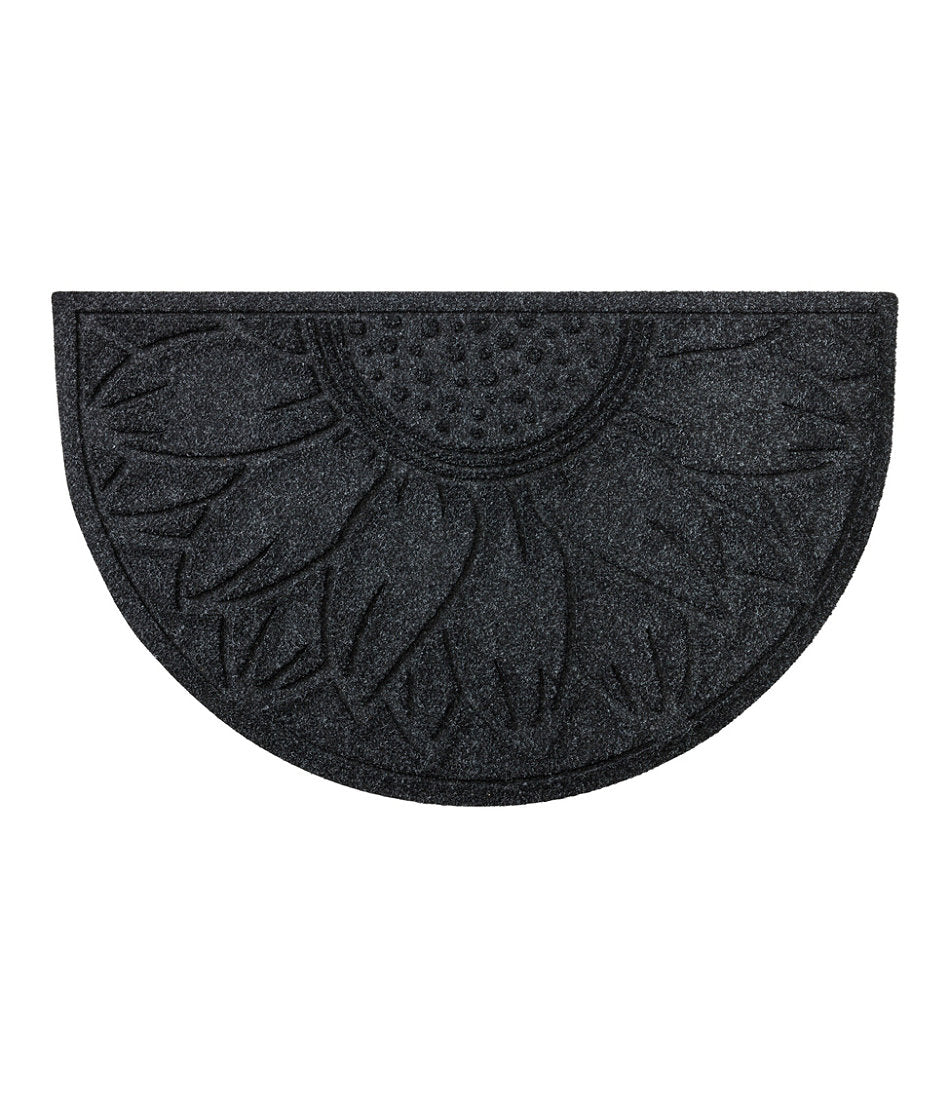 Everyspace Recycled Waterhog Doormat, Half Round, Sunflower | L.L.Bean sale