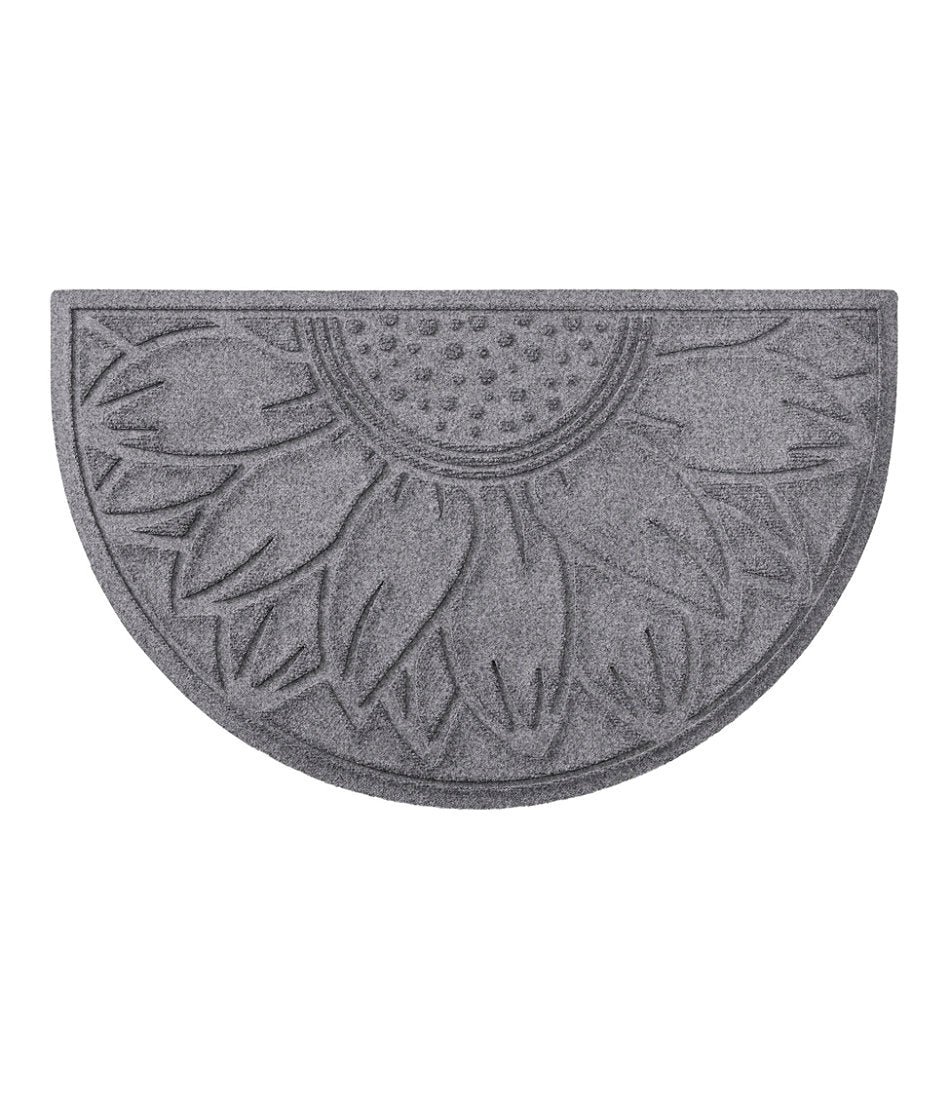 Everyspace Recycled Waterhog Doormat, Half Round, Sunflower | L.L.Bean sale
