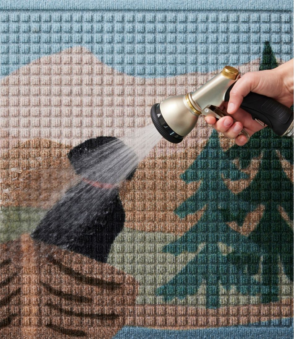 Printed Recycled Waterhog Doormat, Row Boats | L.L.Bean on sale