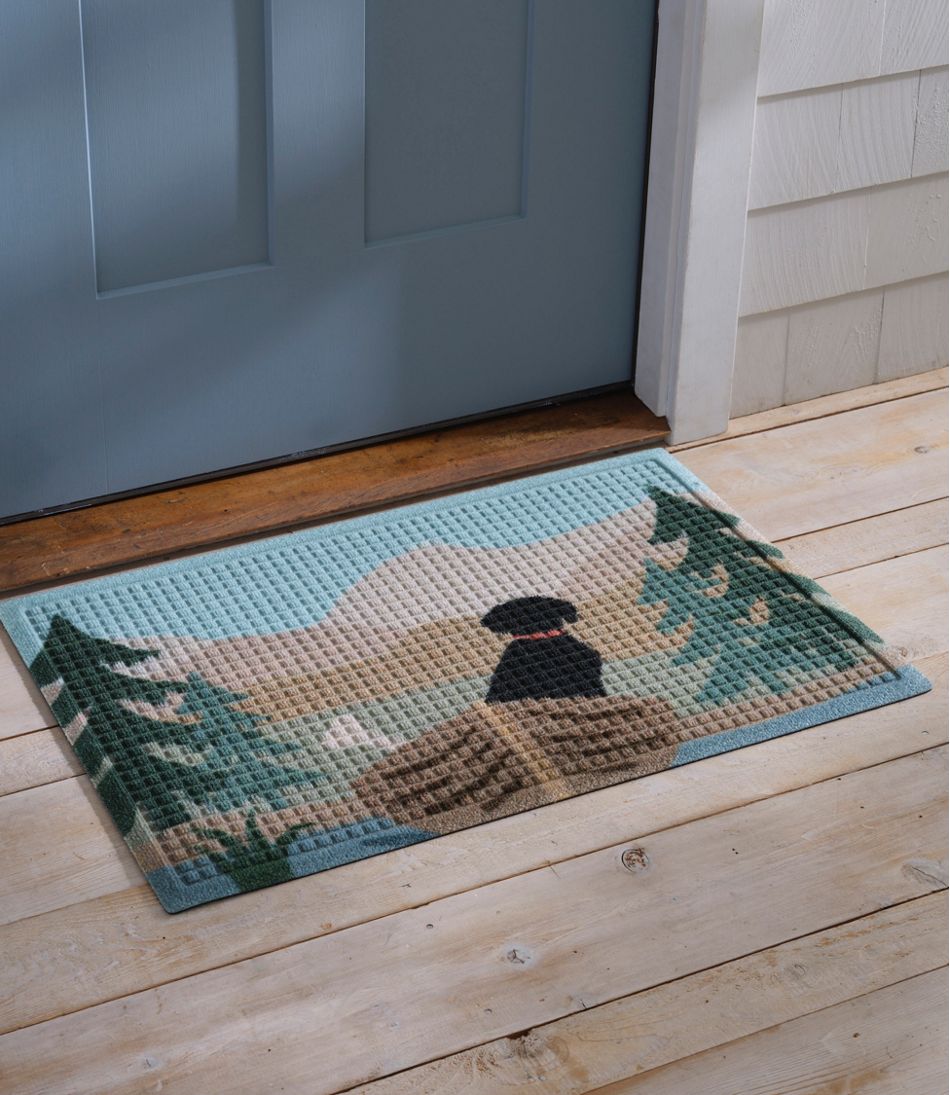 Printed Recycled Waterhog Doormat, Row Boats | L.L.Bean on sale