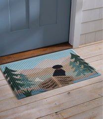 Printed Recycled Waterhog Doormat, Row Boats | L.L.Bean on sale