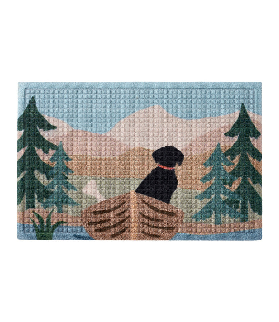 Printed Recycled Waterhog Doormat, Row Boats | L.L.Bean on sale