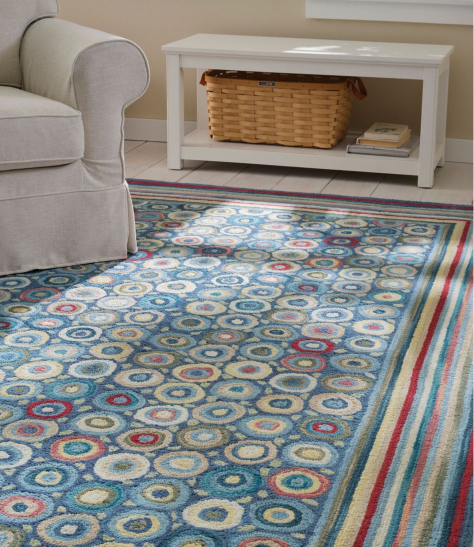 Bean's Wool Hooked Rug, Coins | L.L.Bean discount
