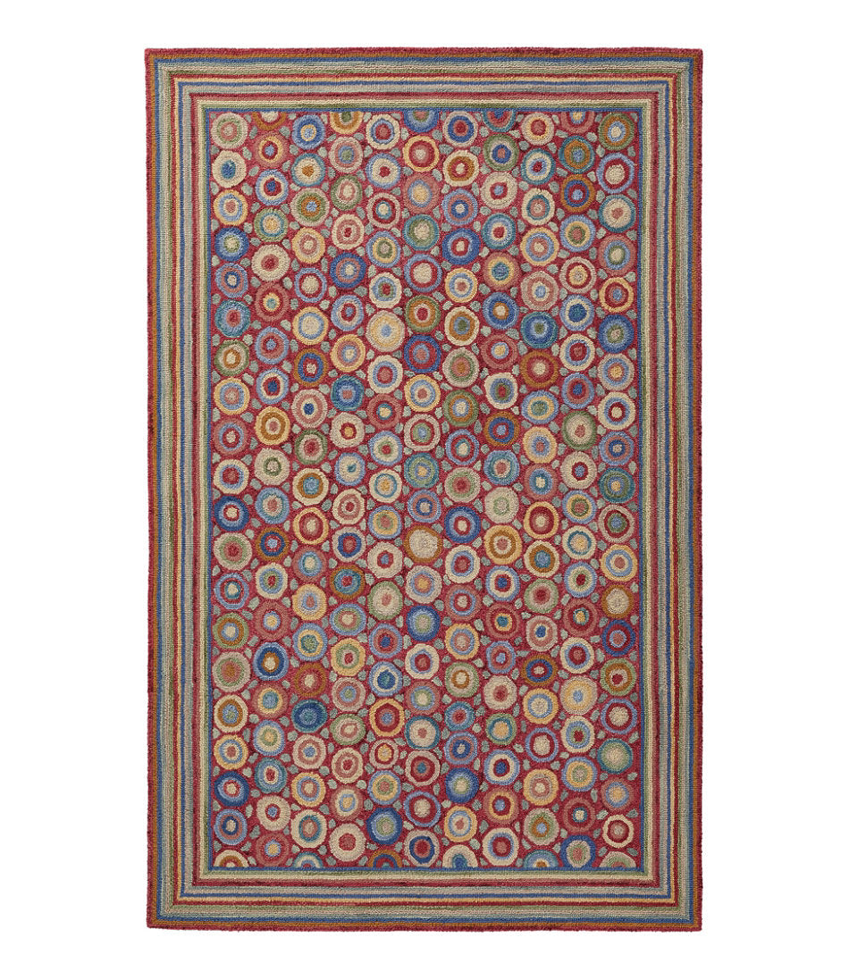 Bean's Wool Hooked Rug, Coins | L.L.Bean discount