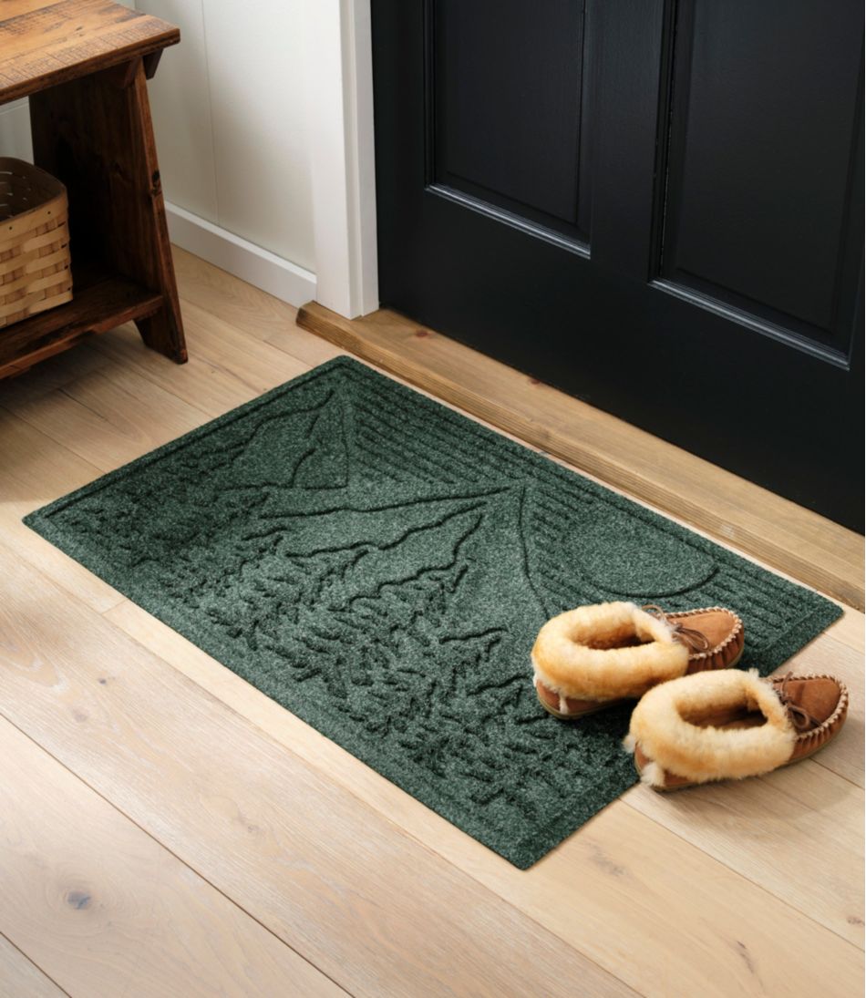 Everyspace Recycled Waterhog Doormat, Treeline | L.L.Bean outlet