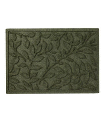 Heavyweight Recycled Waterhog Doormat, Woodland Leaf | L.L.Bean for sale