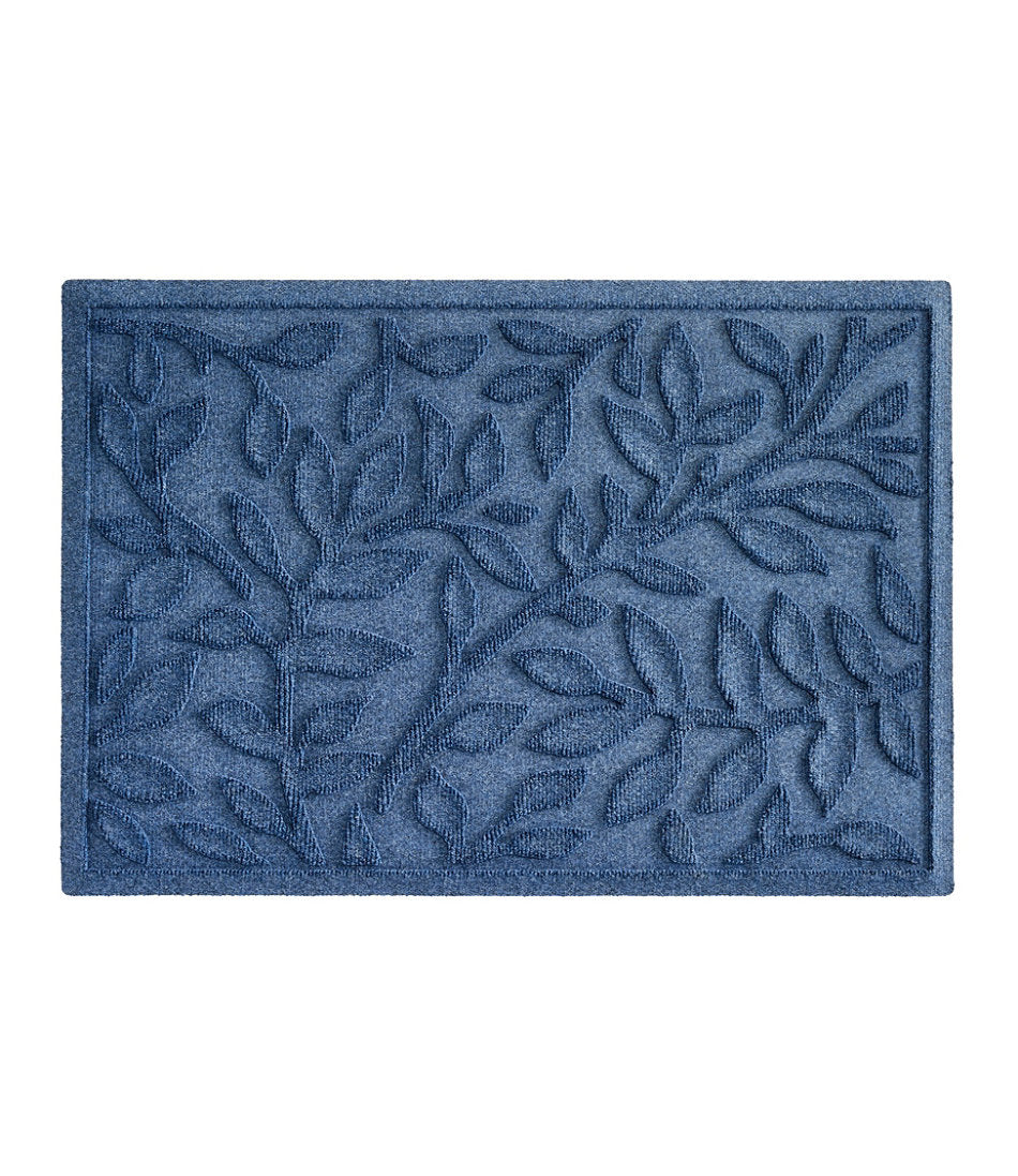 Heavyweight Recycled Waterhog Doormat, Woodland Leaf | L.L.Bean for sale