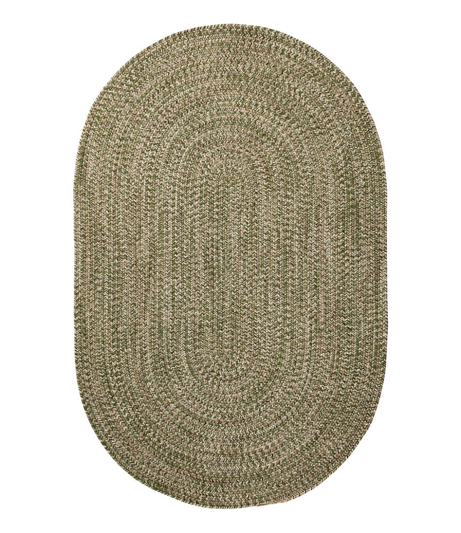 All-Weather Braided Rug, Concentric Pattern Oval | L.L.Bean on sale
