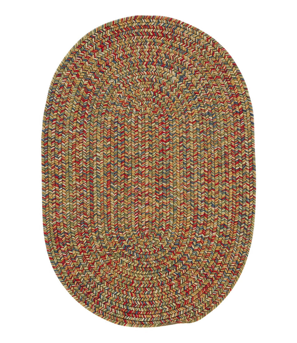 All-Weather Braided Rug, Concentric Pattern Oval | L.L.Bean on sale