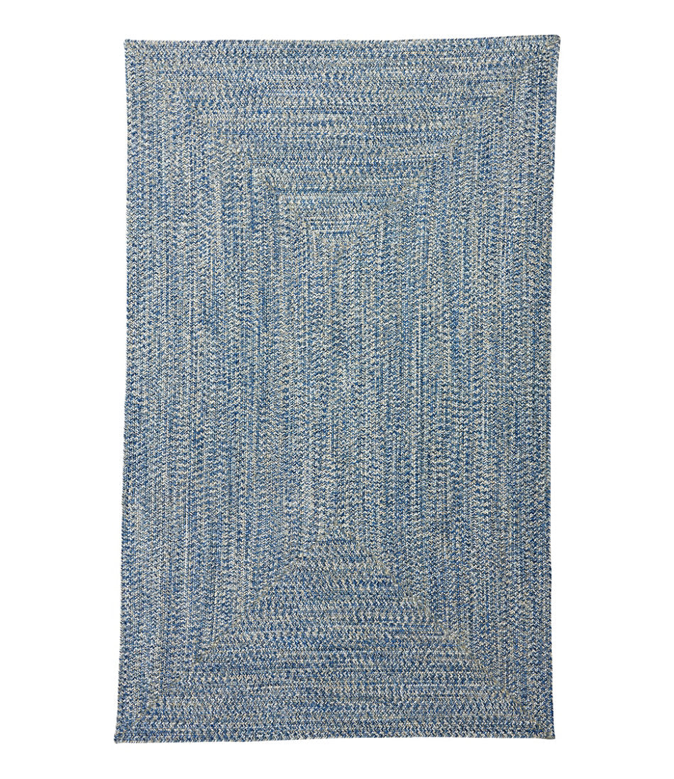 All-Weather Braided Rug, Concentric Pattern Rectangular | L.L.Bean outlet