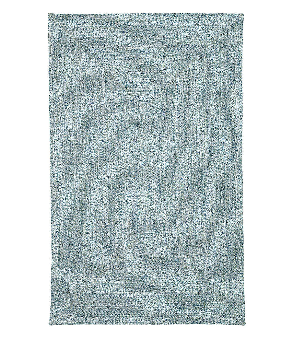 All-Weather Braided Rug, Concentric Pattern Rectangular | L.L.Bean outlet