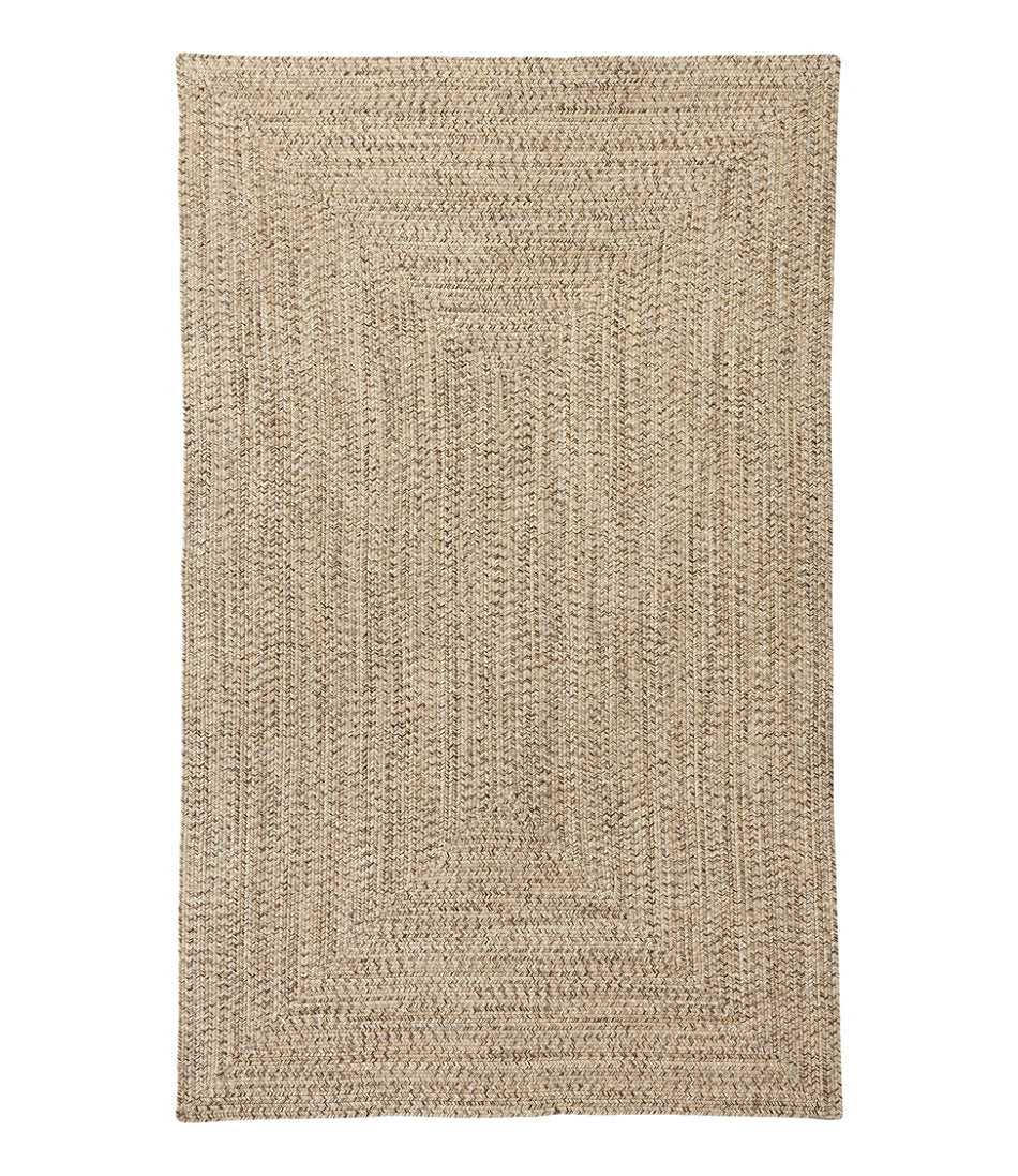 All-Weather Braided Rug, Concentric Pattern Rectangular | L.L.Bean outlet