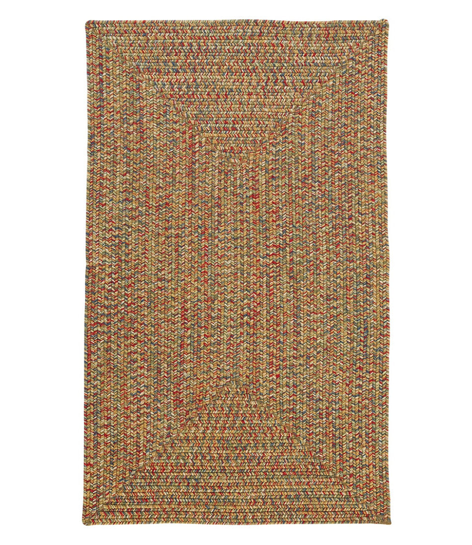 All-Weather Braided Rug, Concentric Pattern Rectangular | L.L.Bean outlet